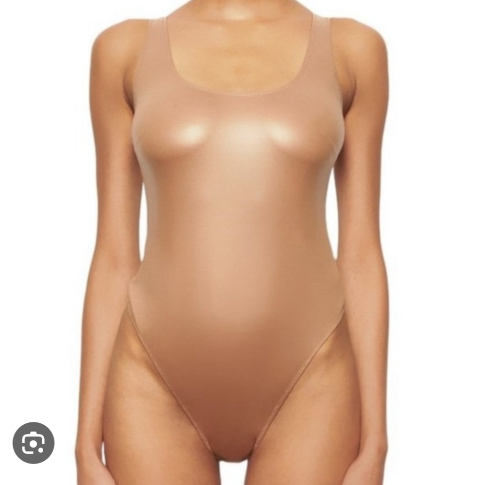 SKIMS wet jersey bodysuit